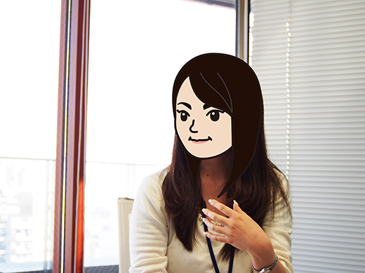 なりや 新卒入社6年目。いつの間にか中堅どころとして要的な存在。「どういうことをしたらお客様が喜ぶかを先回りしながら考えて仕事をしています。」現在の担当業務はホテルや飲食関連5社を担当。