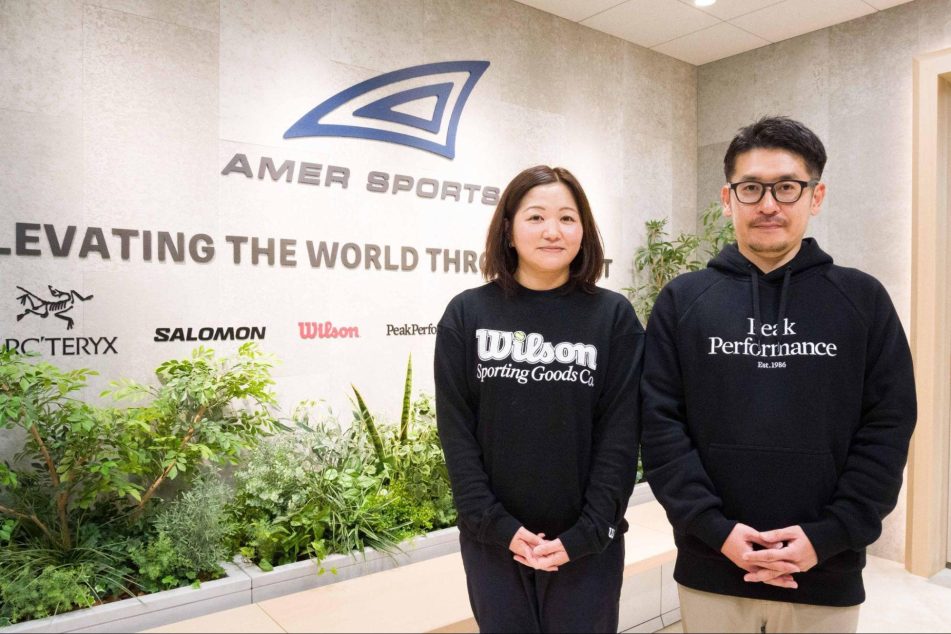 アメアスポーツジャパン株式会社
人事総務部　C&Bマネージャー　石崎愛子様
人事総務部　工藤秀幸様